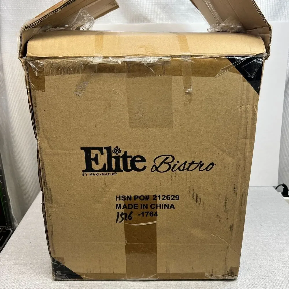 Elite Bistro By Maxi Matic 8 Quart Electric Pressure Cooker Red EPC-816R READ